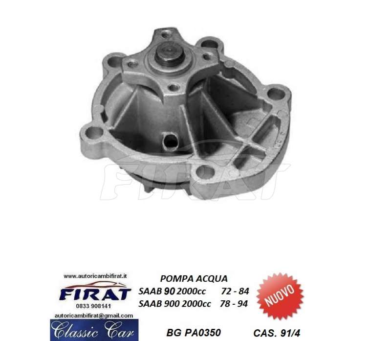 POMPA ACQUA SAAB 900 78 - 94 (PA0350)